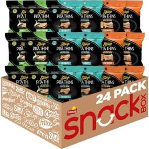 Stacys Pita Thins Variety Pack, No Artificial Colors or Flavors, 1 Oz (24 Count)