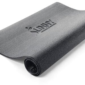 Sunny Health & Fitness Equipment Mat Multiple Size Options Non-Slip Floor Protection Pad f