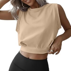 Women’s Workout Crop Tank Top