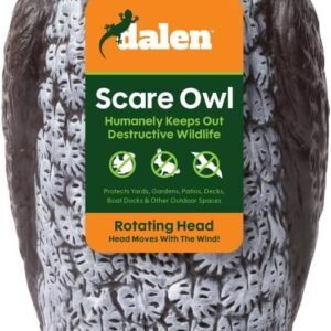 Dalen Large Rotating Owl Decoy for Garden