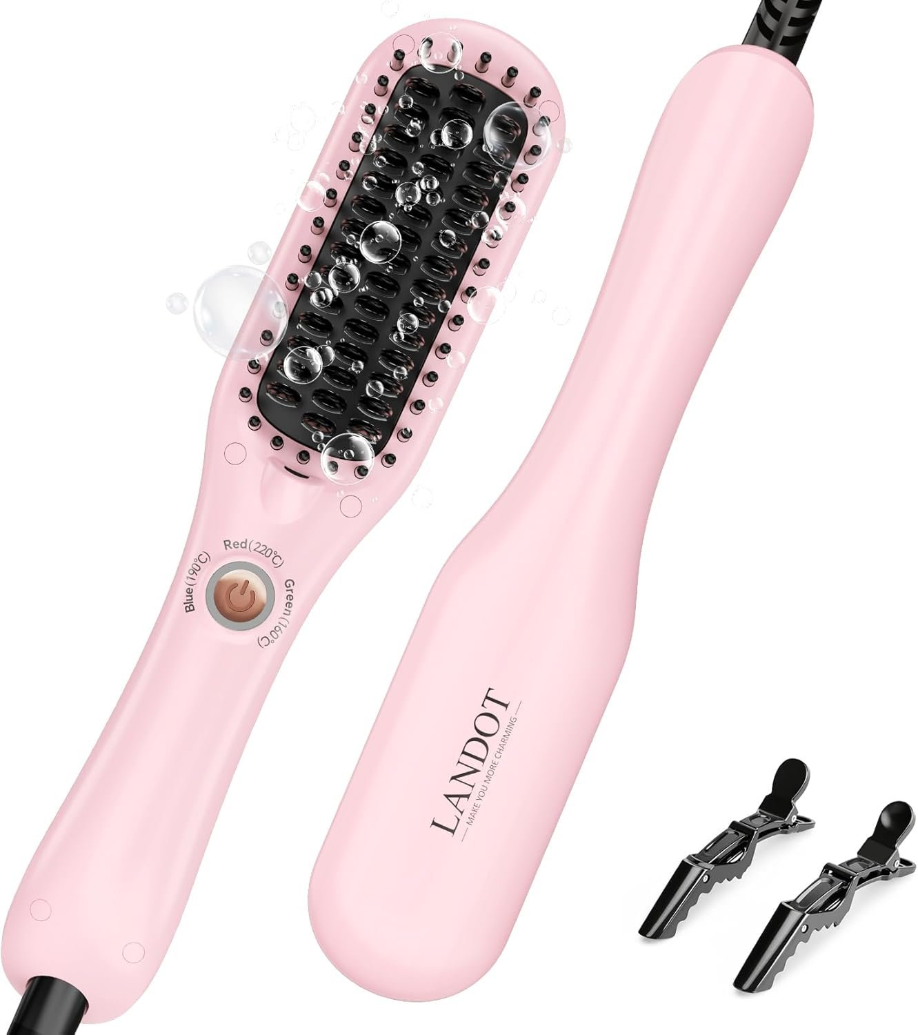 LANDOT Mini Hair Straightening Brush 1 LANDOT Mini Hair Straightening Brush