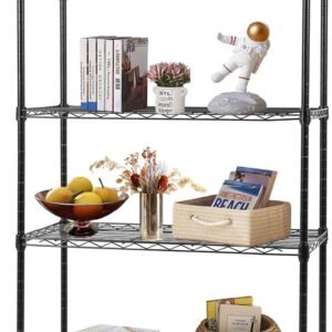 xxFDWjustable 5-Tier Metal Shelf with Wheels