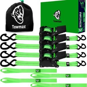 XX Retractable Ratchet Straps 4-Pack