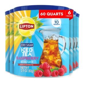 Zero Sugar Iced Tea Mix Raspberry 10Qt