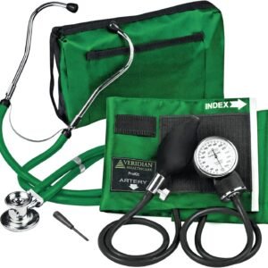 Veridian Hunter Green Reusable Stethoscope Set