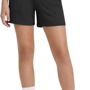 Girls High Waist Athletic Shorts