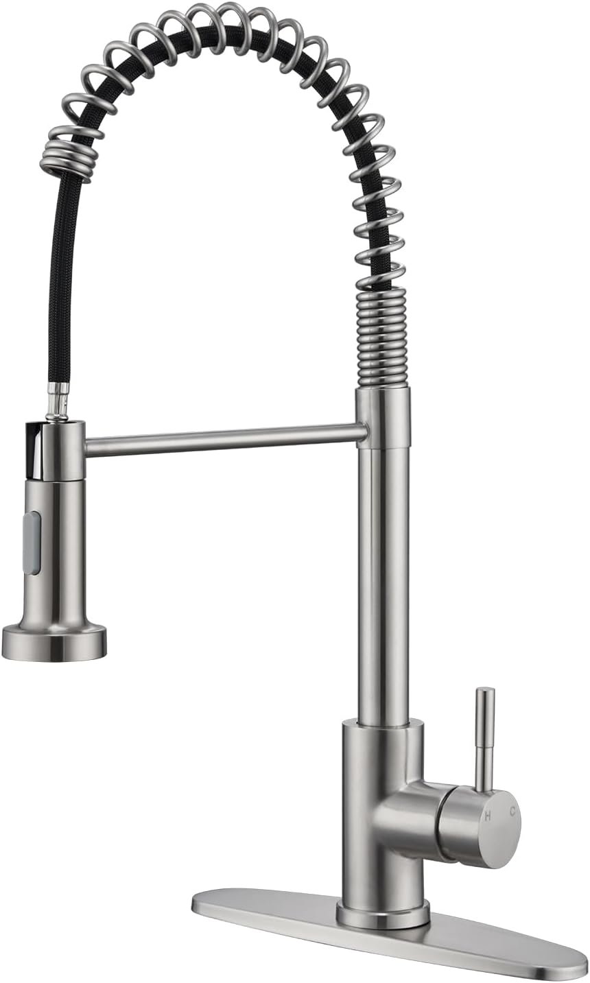 Brushed Nickel Kitchen Faucet 1 Brushed Nickel Kitchen Faucet