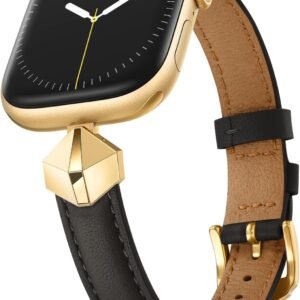 WFEAGL Leather Band for Apple Watch 38-42mm