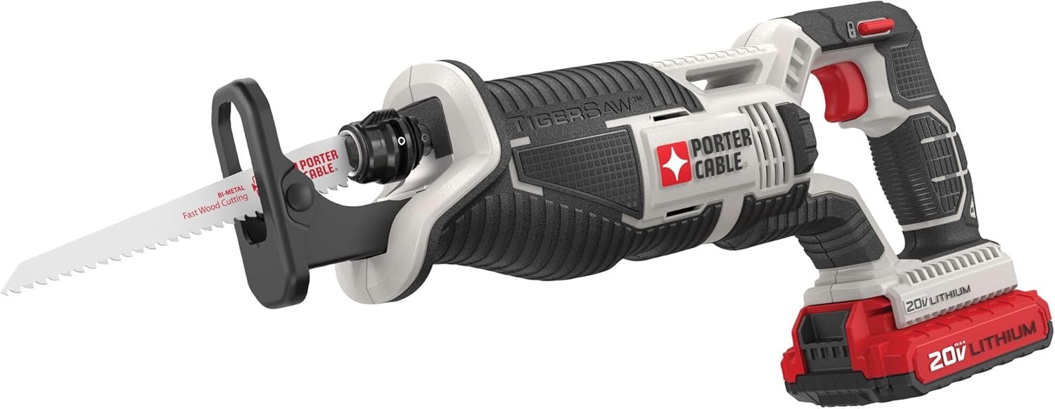 Porter-Cable 20V MAX Reciprocating Saw 1 Porter-Cable 20V MAX Reciprocating Saw