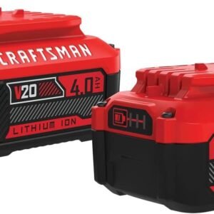 CRAFTSMAN 20V 4Ah Lithium Ion Battery 2-Pack