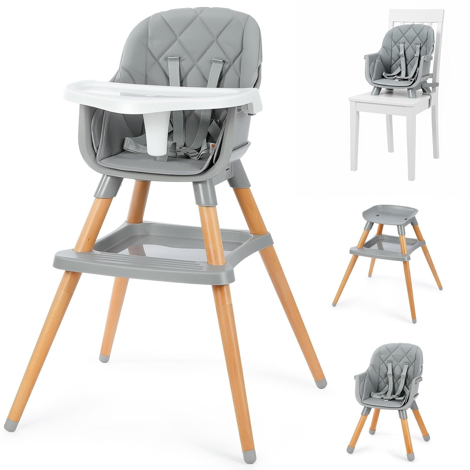 xx 6-in-1 High Chair for Babies and Toddlers 1 xx 6-in-1 High Chair for Babies and Toddlers