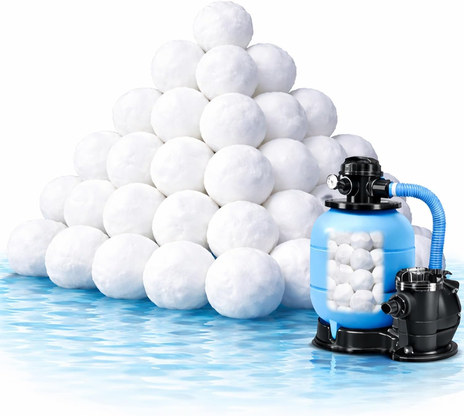 Eco-Friendly Pool Filter Balls 1.54 Lbs 1 Eco-Friendly Pool Filter Balls 1.54 Lbs