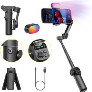 AOCHUAN Phone Gimbals with Fill Light