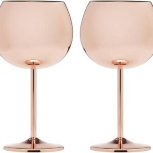 Cambridge Silversmiths 12oz Copper Wine Glasses 4pc