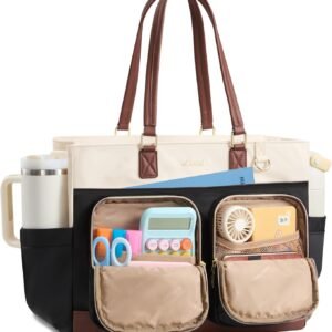 LOVEVOOK Teacher Tote 15.6 Inch Laptop Bag