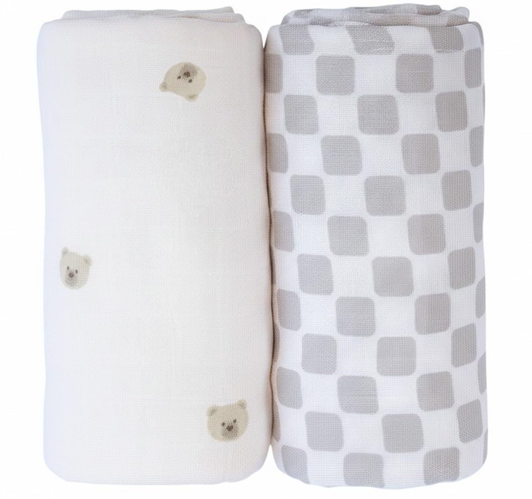 Hudson Baby Muslin Swaddle Blankets 1 Hudson Baby Muslin Swaddle Blankets