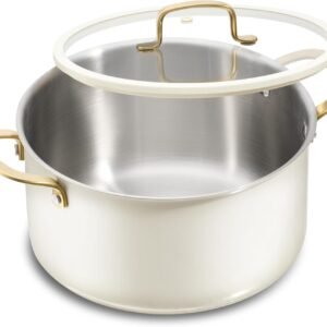 CAROTE 6QT Stainless Steel Stock Pot