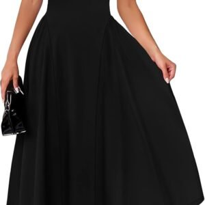 OFEEFAN Summer Maxi Dress for Women