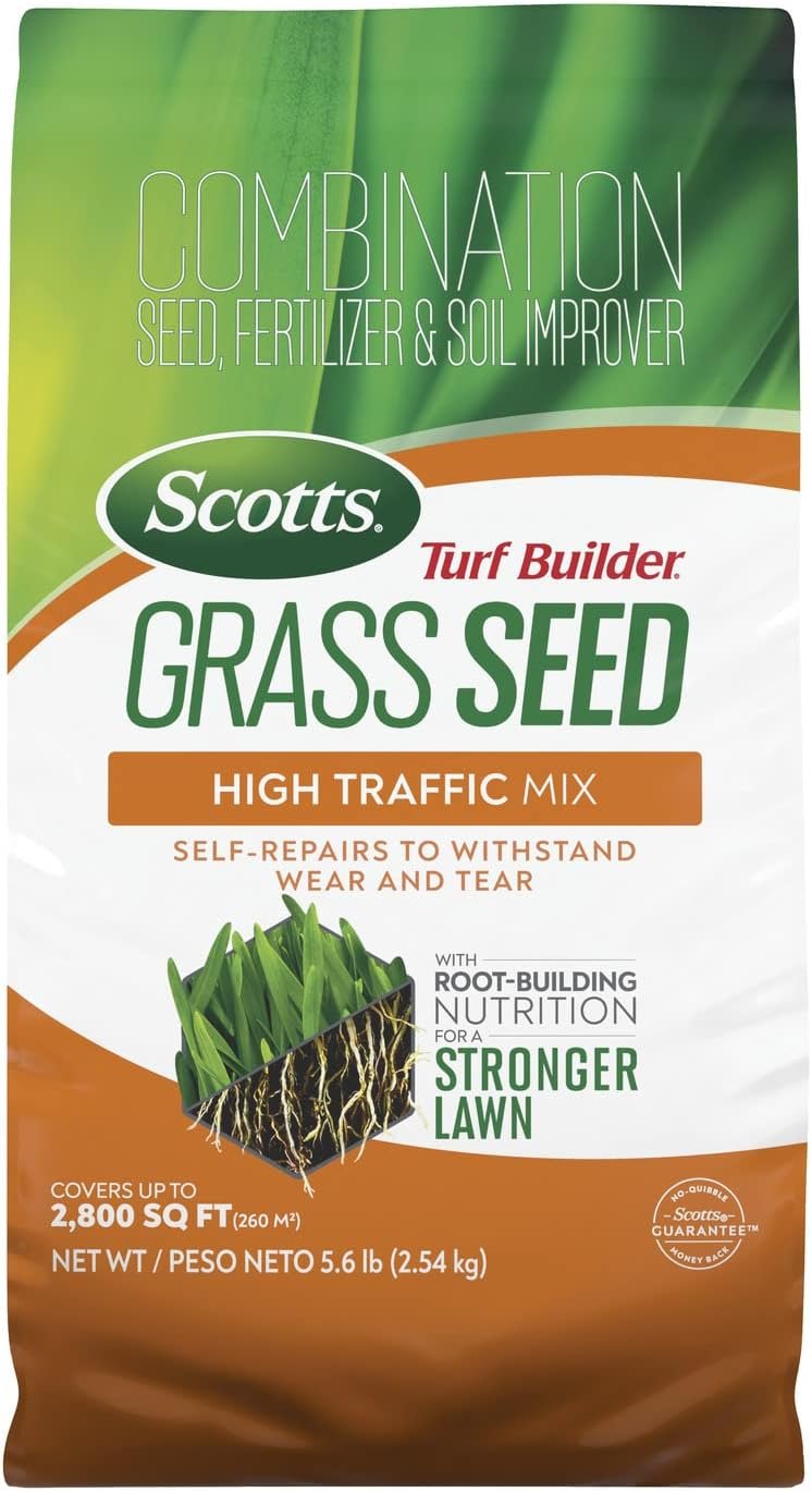 Scotts Turf Builder High Traffic Grass Seed 1 Scotts Turf Builder High Traffic Grass Seed