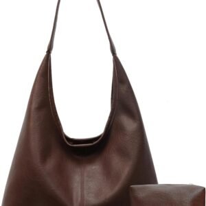 Leather Hobo Bag for Women