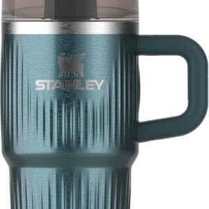 xxCheck all:STANLEY Quencher H2.0 Tumbler with Handle and Straw 20 oz | Flowstate 3-Position Lid | Cup Holder Compatible for Travel | Insulated Stainless Steel Cup | BPA-Free | Fluted Marina Shine