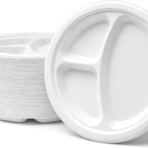 Eco-Friendly Sugarcane Plates 10in