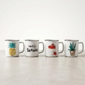Topadorn Ceramic Espresso Cups
