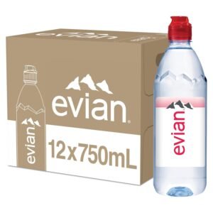Evian Natural Spring Water 12 Pack