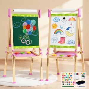 Wooden Magnetic Easel for Kids Art