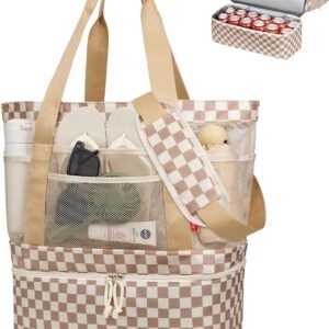 Beach Tote Bag With Cooler by xx