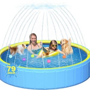 Pet Pool & Splash Pad Combo