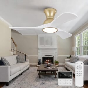 OMYU 52in Ceiling Fan with Light