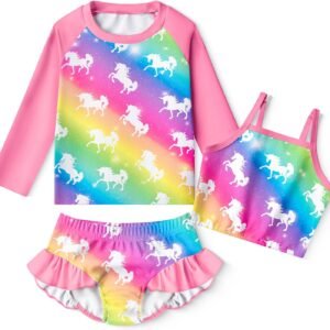 XX Girls Rash Guard Swimsuit Set