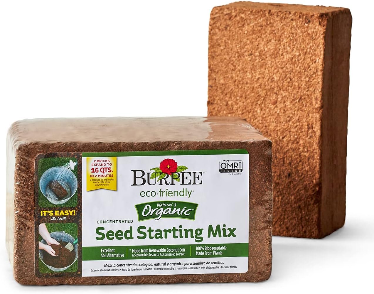 xxBurpee Organic Coconut Coir Seed Starting Mix 1 xxBurpee Organic Coconut Coir Seed Starting Mix