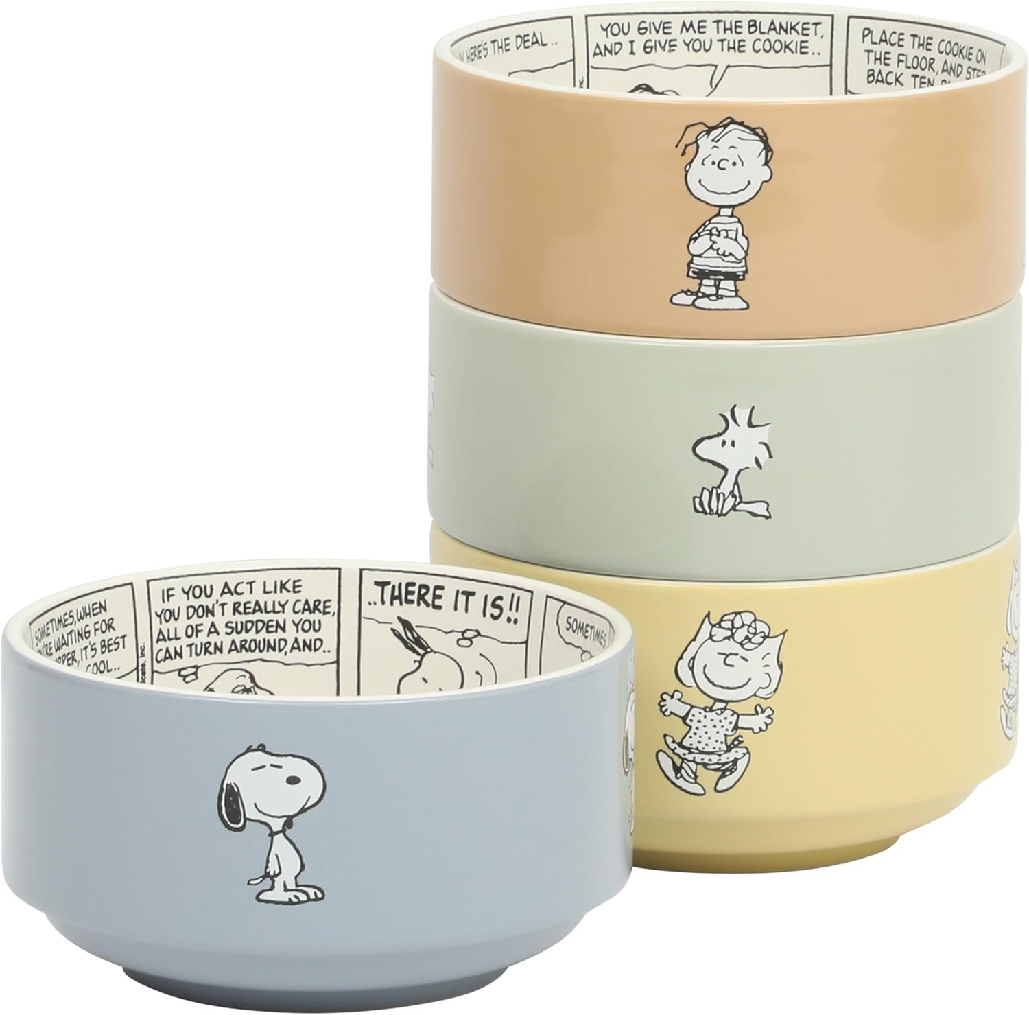 Snoopy Ceramic Bowls 1 Snoopy Ceramic Bowls