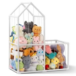 ROMAGIO Stuffed Animal Storage White