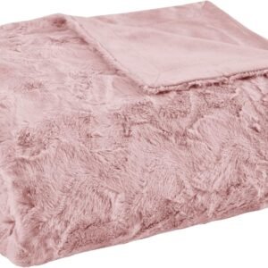 Madison Park Faux Fur Throw Blanket 60×70