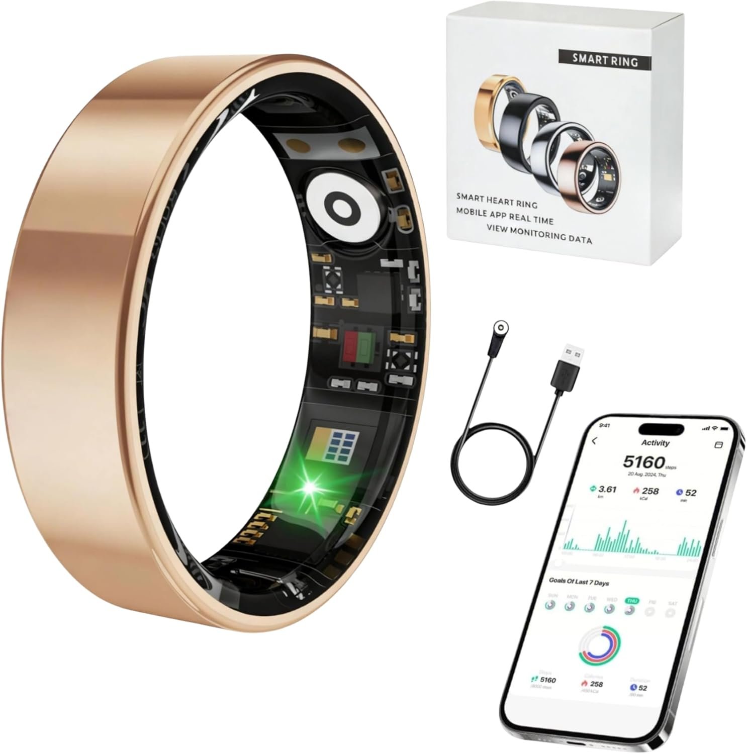 XX Smart Ring with Health Tracking 1 XX Smart Ring with Health Tracking