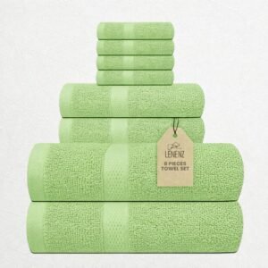 xxLuxury 8pc 100% Cotton Towel Set