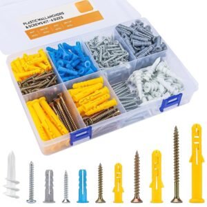 Drywall Anchors Kit by CLIP, 6 Sizes