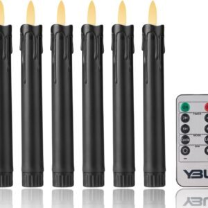 YBU Flameless Taper Candles
