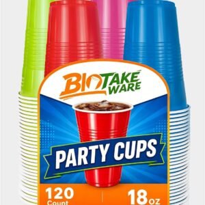 Vibrant Party Cups 120ct