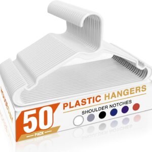 XX Slim Plastic Hangers for Closet Organization