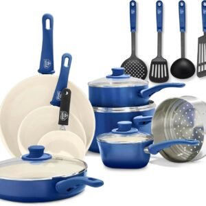 GreenLife 16pc Nonstick Cookware Set