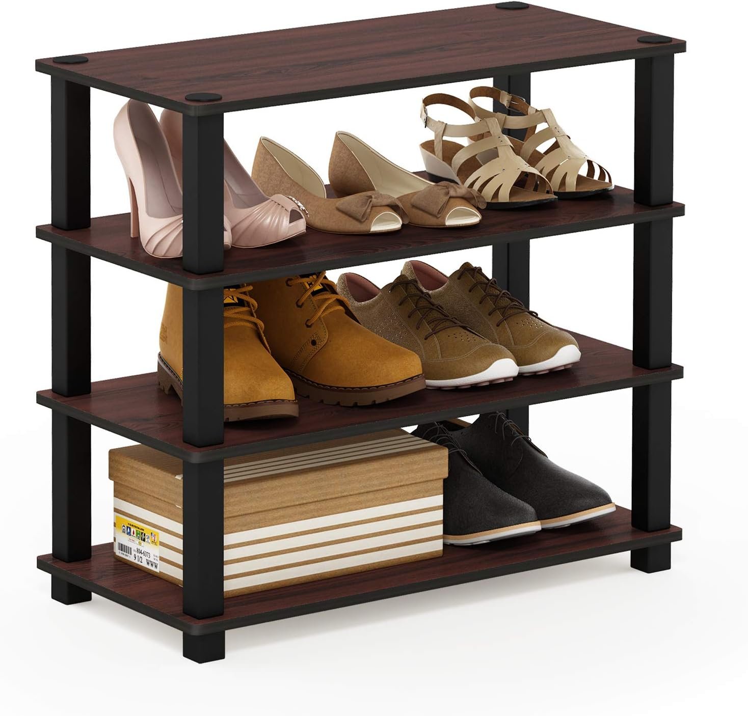 Furinno 4-Tier Shoe Rack 1 Furinno 4-Tier Shoe Rack