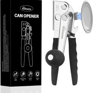 Heavy Duty Stainless Steel Manual Can Opener with Extra-Long Handles