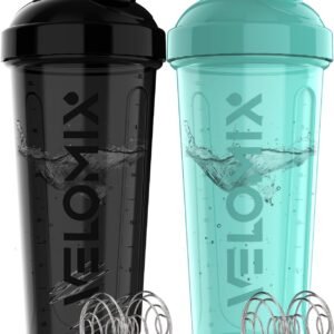 VELOMIX 28oz Protein Shaker Bottles