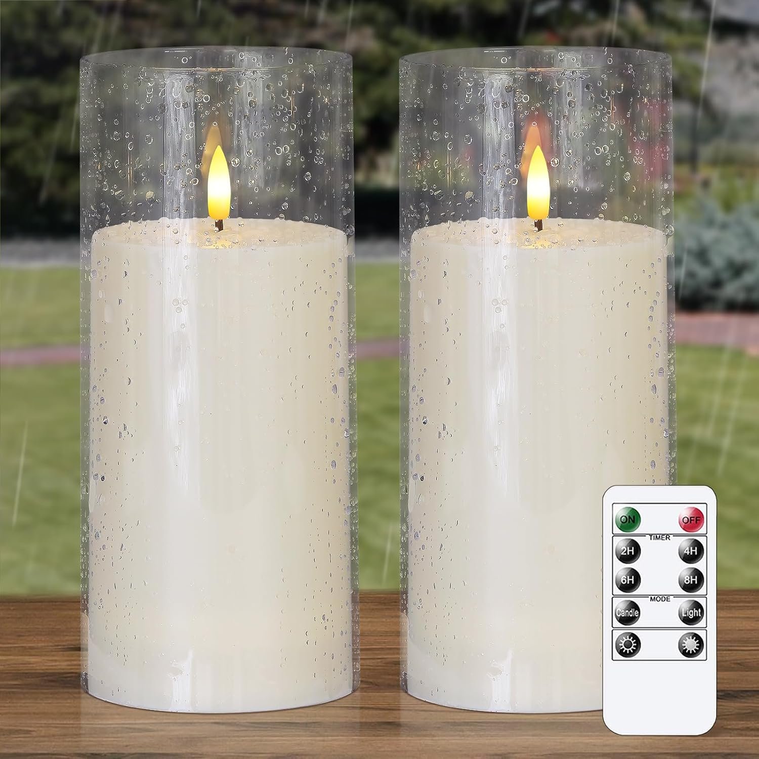 Zevanor Flameless LED Pillar Candles 1 Zevanor Flameless LED Pillar Candles