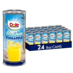 Dole 100% Pineapple Juice 8oz Packs