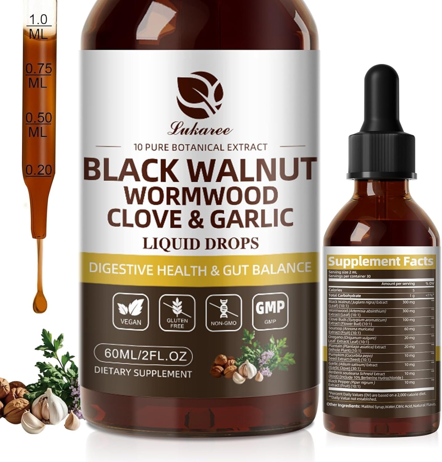 Lukaree Gut Detox Tincture 1 Lukaree Gut Detox Tincture
